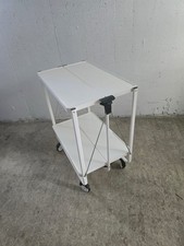 Praktischer klappbarer Servierwagen auf Rollen – Weiß Mini Bar