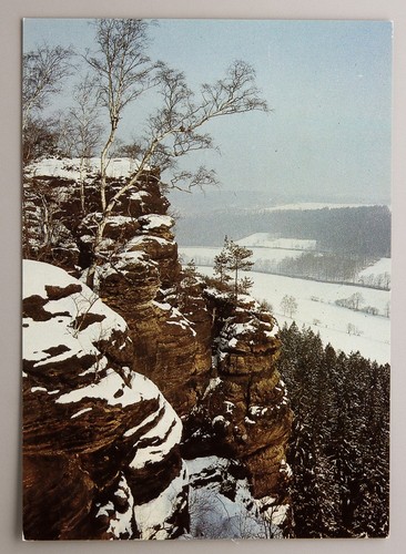 Postkarte sächs schweiz - postkarte, sächs.