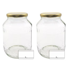 2 große Einmachgläser 1700