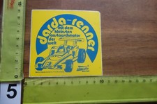 Alter Aufkleber Modellbau Flugzeug Schiff Modellsport DARDA Motor Rennwagen