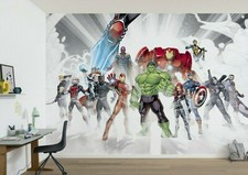 Superhelden Tapeten Wandbild Marvel Avengers 366x254cm mit Kostenlosen klebend