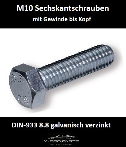 M10 din 933 sechskant - m10,