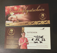 Thai Massage Geschenkgutschein 90552 Röthenbach Pegnitz Weihnachts Geschenk