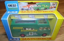 K-5 Original Matchbox King Size "BP Racing Car Transporter" in OVP