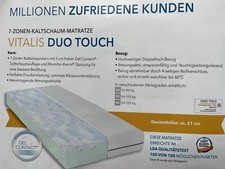 Vitalis Duo Touch 7-Zonen-Kaltschaum-Matratze H2,  80 cm x 200 cm