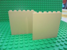 2x Lego Mauerteil beige tan