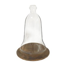 Klarer Glaskuppelbehälter