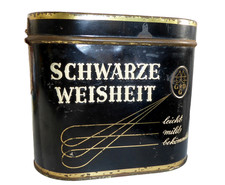 SELTENE Blechdose 25 Zigarren SCHWARZE WEISHEIT MADURO Gebr. DETER GDG