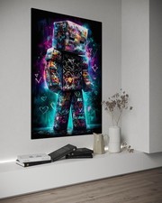 Minecraft Leinwandbild Creeper