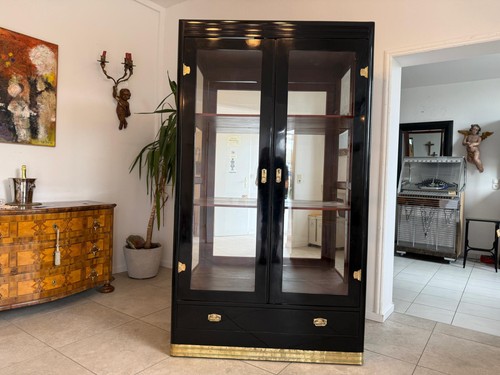 Jugendstil vitrine glasschrank - vitrine,