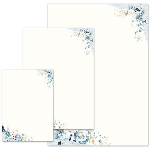 Motiv briefpapier blaue - motiv-briefpapier,