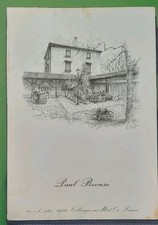 Alte Speisekarte, Paul Bocuse, France