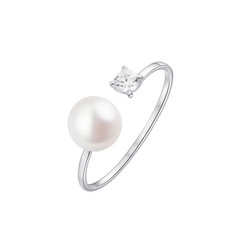 925 Silber Ring Süßwasser