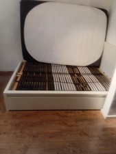 IKEA Malm Bett Weiß, Matratze, Lattenrost, 140X200/180X200 Cm