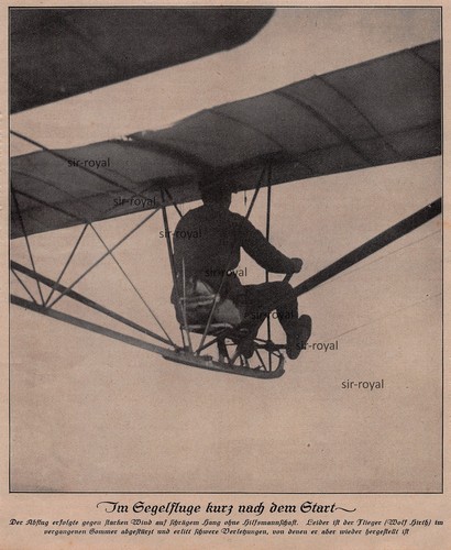 Segelflieger wolf hirth - segelflieger,