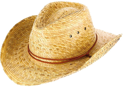Großer herren strohhut mit - herren-strohhut,