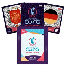 Topps UEFA Women's EURO 2025 Switzerland Sticker 1-156 Logo, Stadium