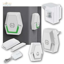 Funk-Klingel kabellos mit Signal-Licht, PILOTA PORTA, Türklingel Funk-Gong Serie