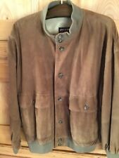Pierre Cardin - Herren Lederjacke / Wildleder - braun - Gr. 52 - wenig getragen 
