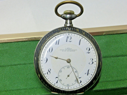 Nomos taschenuhr 800er silber - taschenuhr,
