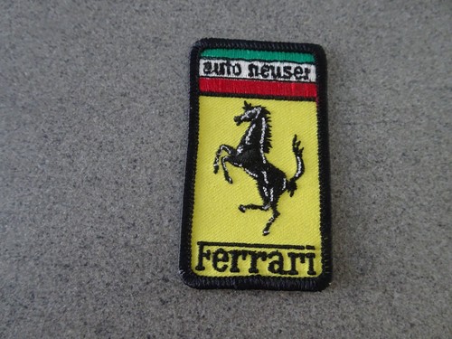 Ferrari logo aufnäher x - logo, 8,0