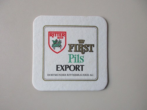 Bierdeckel dortmunder ritter - bierdeckel,
