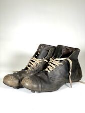 Antike Leder Fußballschuhe -