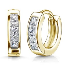 MATERIA Damen Gold Ohrringe