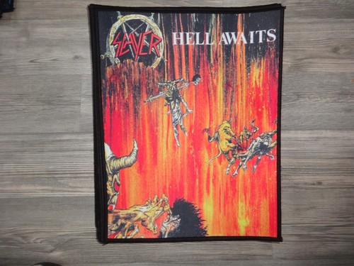 Slayer metal backpatch back - slayer,