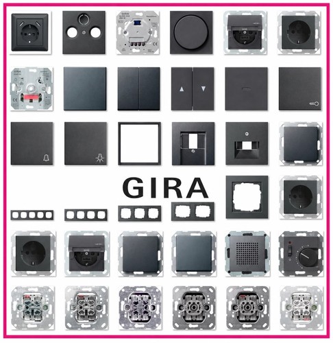 Gira system anthrazit - system, 55