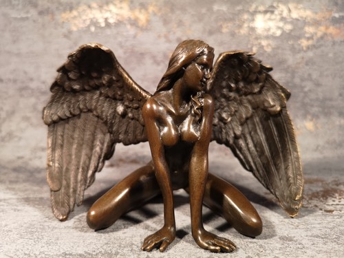 Bronze figur gothic - bronze,