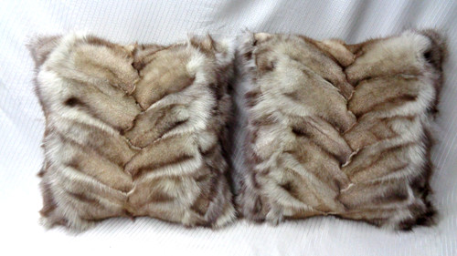 Pelz kissen fuchs - pelz,