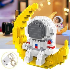 Space Astronaut Mini Klemmbausteine Set Astronaut Mond Micro Bausteine Figuren