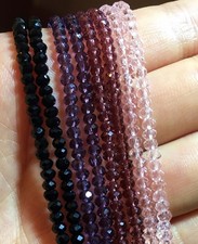 2/4mm Lila Mix Glasperlen