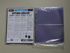 LEUCHTTURM 10 HÜLLEN OPTIMA 2C  2 FÄCHER