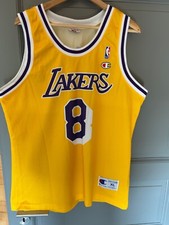 Kobe Bryant original vintage trikot champion 8 rookie 1996 xl