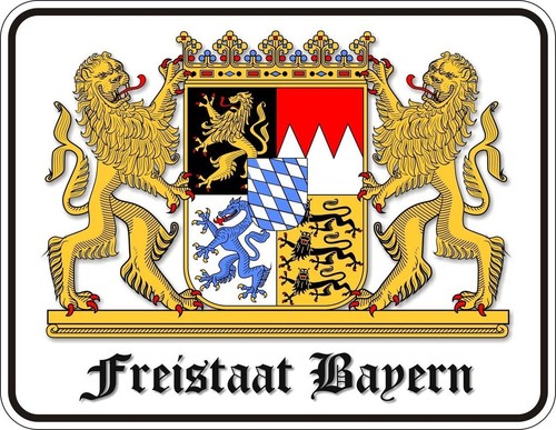 Blechschild schild freistaat - blechschild,