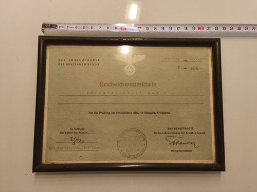 Reichsschwimmschein 1939