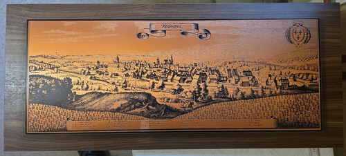 Deko wandbild stadtansicht auf - deko-wandbild,