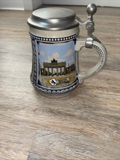 Bierkrug mit ZinnDeckel, 0,5 L