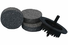 Styropor Rondelle Graphit