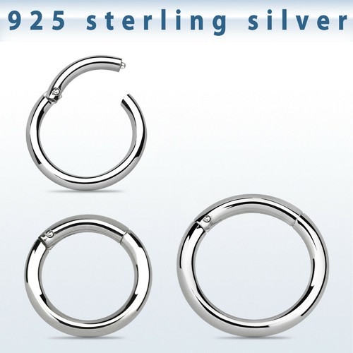Silber scharnier segmentring - silber,