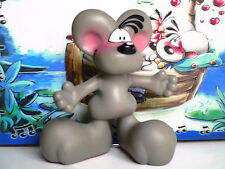 Diddl Maus Figur grau Sammelfigur und Mousepad