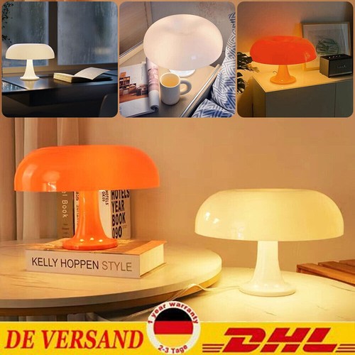 Pilzlampe 70er minimalistisch - pilzlampe,