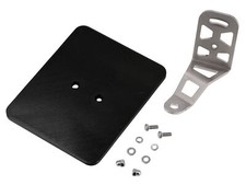 Set: Kennzeichenhalter seitlich, mit Unterlage für Klebekennzeichen