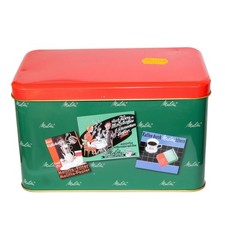 Nostalgische MELITTA Kaffee Filtertüten Dose Blechdose Aufbewahrung Sammler leer