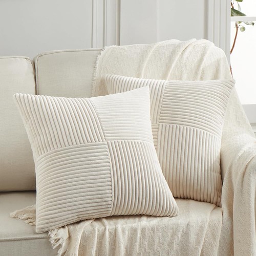 2er set creme beige kordsamt - 2er,