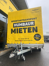 Humbaur MTK 354722 Allcomfort Autotransporter Aluboden 3,5t. Plane+Spriegel