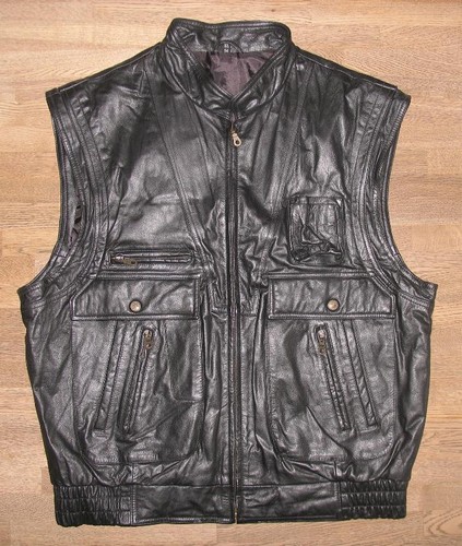 Herren lederweste outdoor - herren-, outdoor-