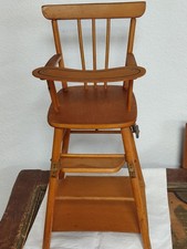 Puppenhochstuhl, Antik, Holz